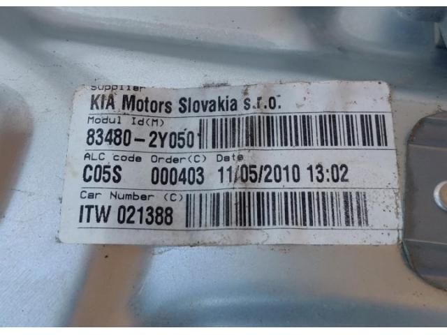 bontott HYUNDAI ix35 Jobb hátsó Ablakemelő Szerkezet (Elektromos)