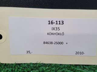 bontott HYUNDAI ix35 Könyöklő