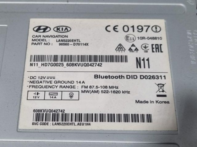 bontott HYUNDAI ix35 Navigációs Fejegység