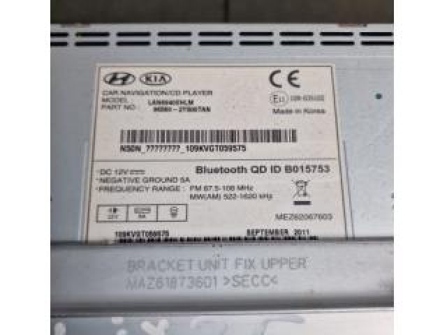 bontott HYUNDAI ix35 Navigációs Fejegység