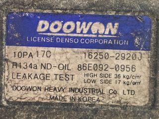 bontott HYUNDAI SANTA FÉ Klímakompresszor