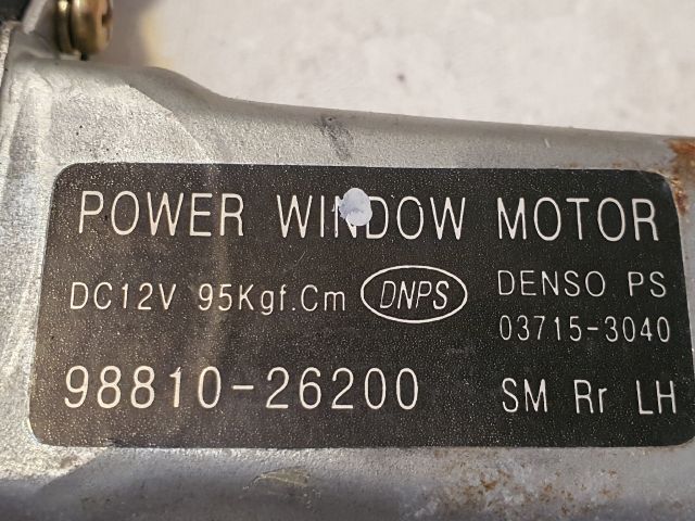 bontott HYUNDAI SANTA FÉ Bal hátsó Ablakemelő Motor