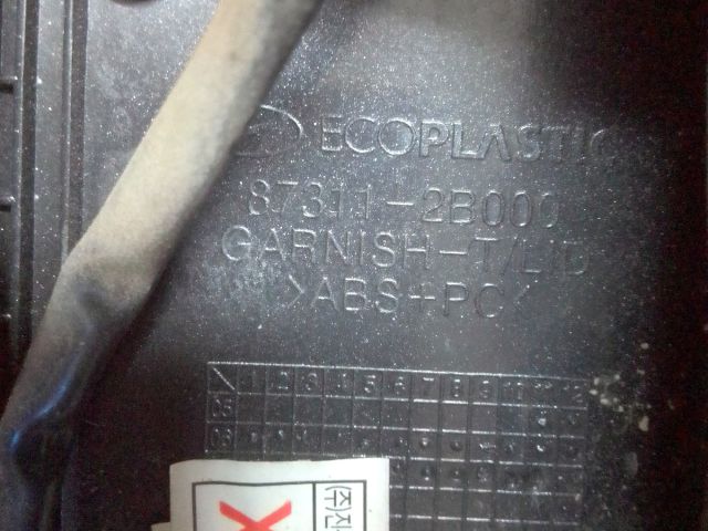 bontott HYUNDAI SANTA FÉ Csomagtérajtó Díszléc