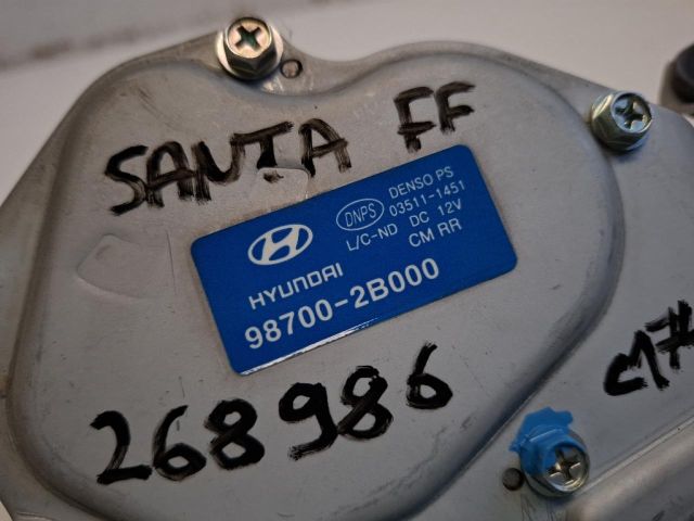 bontott HYUNDAI SANTA FÉ Hátsó Ablaktörlő Motor