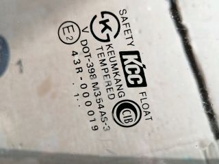 bontott HYUNDAI SANTA FÉ Jobb hátsó Fixüveg (Ajtóban)