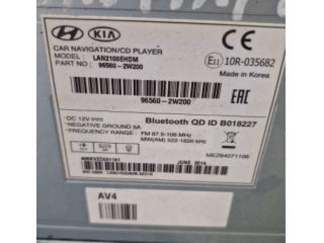 bontott HYUNDAI SANTA FÉ Navigációs Fejegység