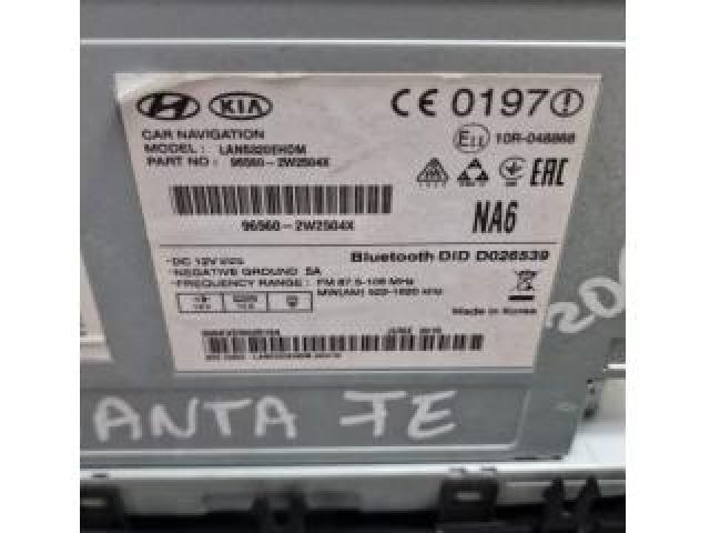 bontott HYUNDAI SANTA FÉ Navigációs Fejegység