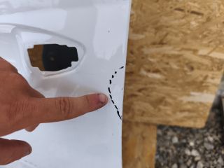 bontott HYUNDAI TUCSON Bal első Ajtó (Üres lemez)