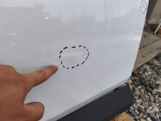 bontott HYUNDAI TUCSON Bal első Ajtó (Üres lemez)