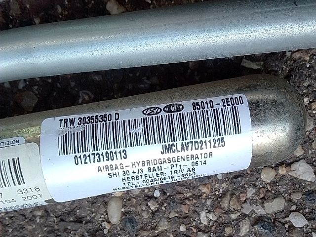 bontott HYUNDAI TUCSON Bal Függönylégzsák és Oldallégzsák