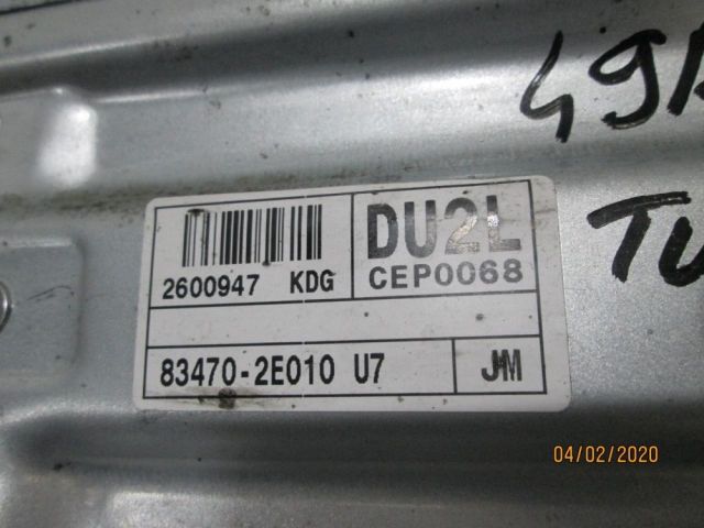 bontott HYUNDAI TUCSON Bal hátsó Ablakemelő Szerkezet (Elektromos)