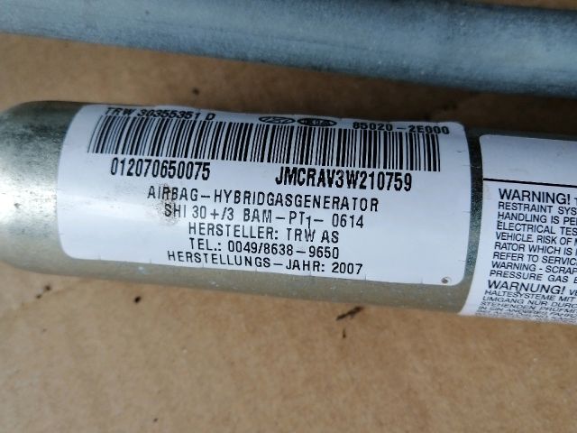 bontott HYUNDAI TUCSON Jobb első Függöny Légzsák