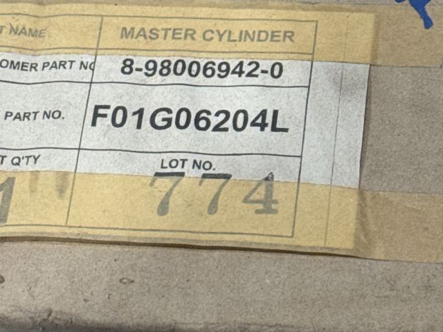 bontott ISUZU D-MAX Főfékhenger