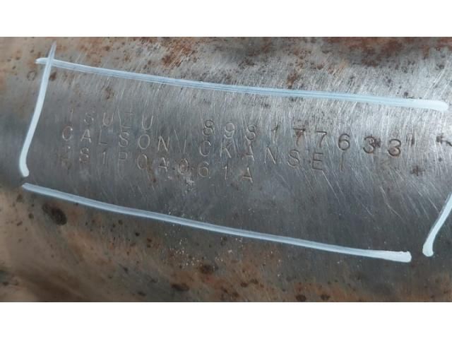 bontott ISUZU D-MAX Részecskeszűrő