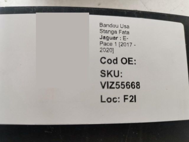 bontott JAGUAR E-PACE Bal első Ajtó Díszléc