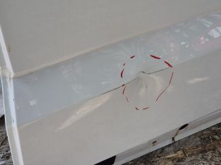 bontott JAGUAR E-PACE Bal hátsó Ajtó (Üres lemez)