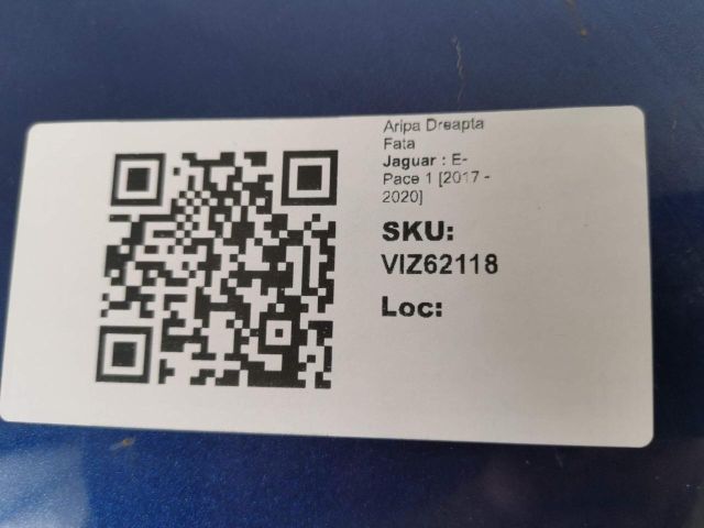 bontott JAGUAR E-PACE Jobb első Sárvédő