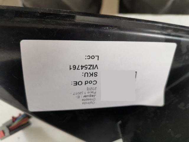 bontott JAGUAR E-PACE Jobb Visszapillantó Tükör (Elektromos)