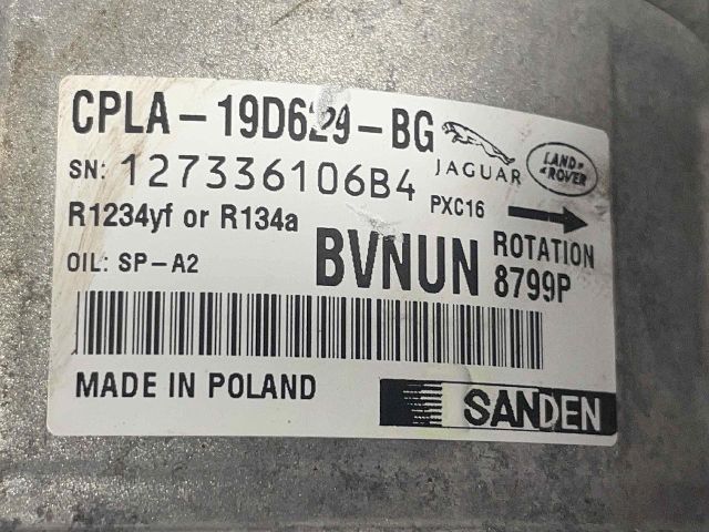 bontott JAGUAR F-PACE Klímakompresszor