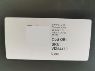 bontott JAGUAR F-PACE Jobb első Ajtó Díszléc