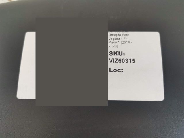 bontott JAGUAR F-PACE Jobb első Ajtó Díszléc