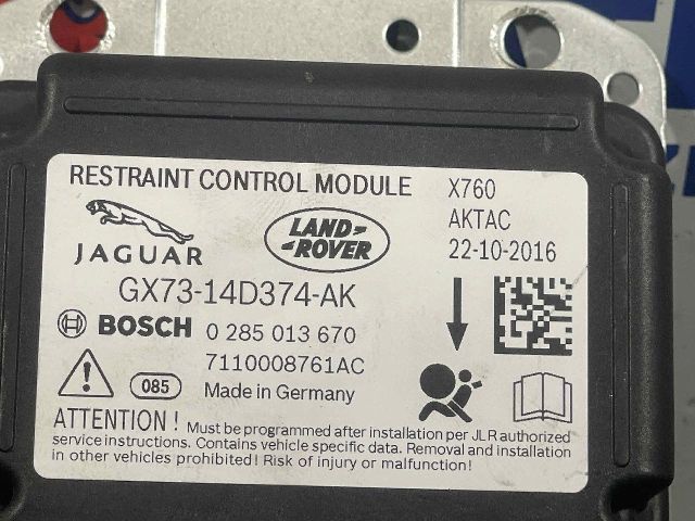 bontott JAGUAR F-PACE Légzsák Elektronika