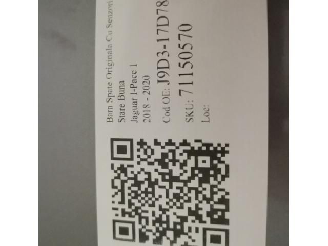 bontott JAGUAR I-PACE Hátsó Lökhárító (Részeivel)