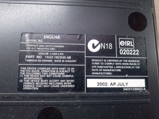 bontott JAGUAR X-TYPE CD / DVD Tár