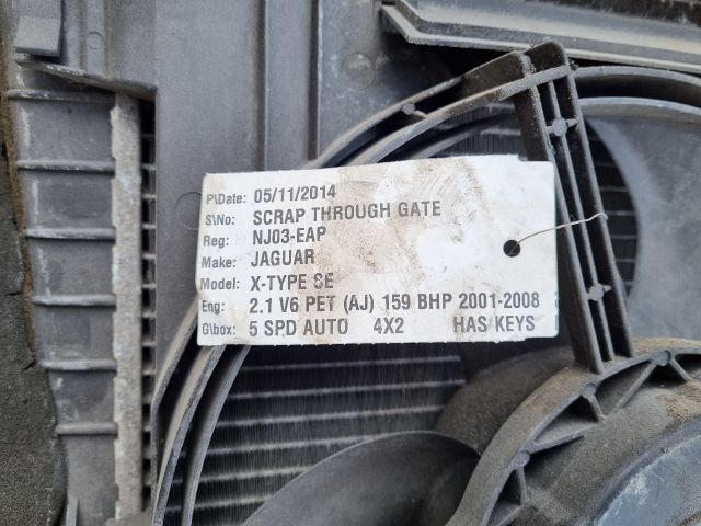 bontott JAGUAR X-TYPE Hűtő Ventilátor(ok), Radiátor(ok) Szett