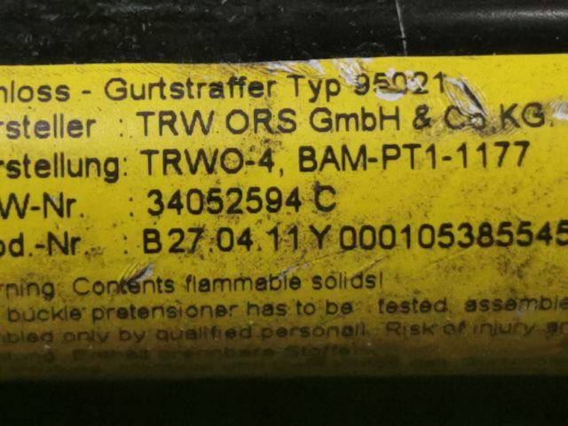 bontott JAGUAR XF Bal első Biztonsági Öv Csat