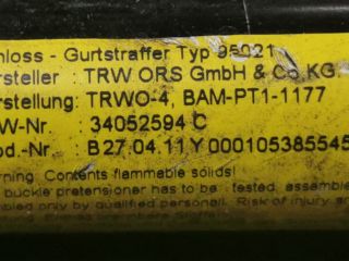 bontott JAGUAR XF Bal első Biztonsági Öv Csat