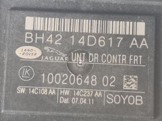 bontott JAGUAR XF Jobb első Ajtó Vezérlőegység