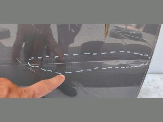 bontott JAGUAR XF Jobb hátsó Ajtó (Üres lemez)