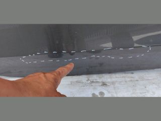 bontott JAGUAR XF Jobb hátsó Ajtó (Üres lemez)