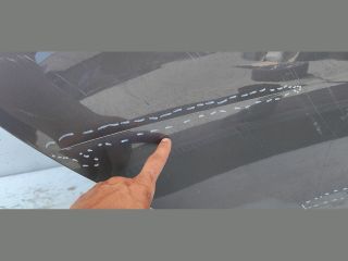 bontott JAGUAR XF Jobb hátsó Ajtó (Üres lemez)