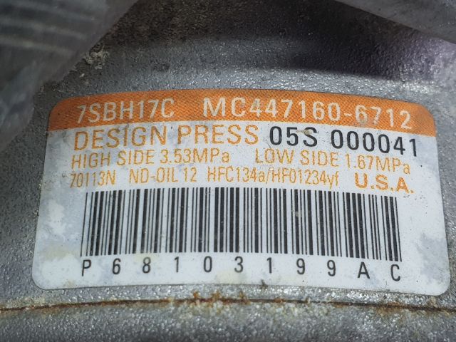 bontott JEEP CHEROKEE Klímakompresszor