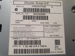 bontott JEEP CHEROKEE CD / DVD Tár