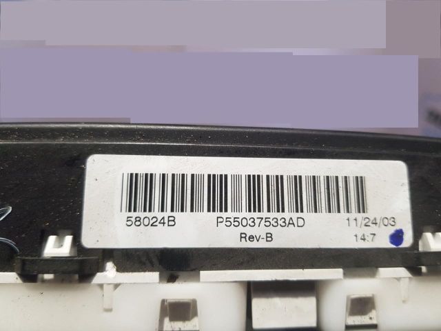 bontott JEEP CHEROKEE Fűtéskapcsoló