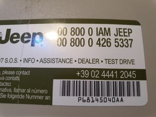 bontott JEEP CHEROKEE Jobb Napellenző