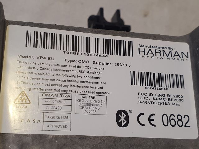 bontott JEEP CHEROKEE Multifunkciós Kijelző