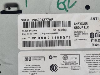 bontott JEEP CHEROKEE Navigációs Fejegység