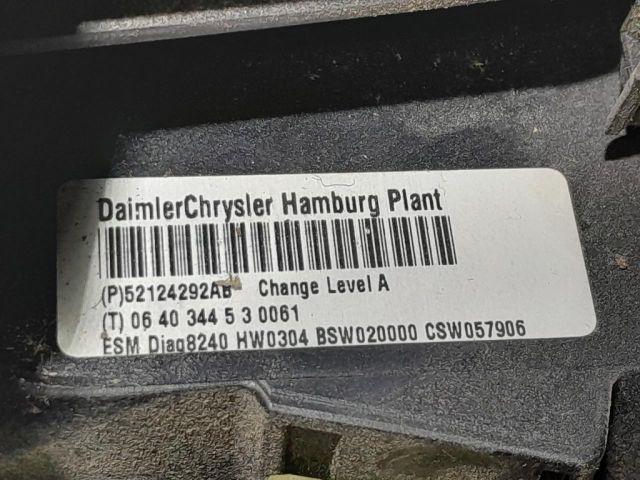 bontott JEEP GRAND CHEROKEE Váltó Kulissza