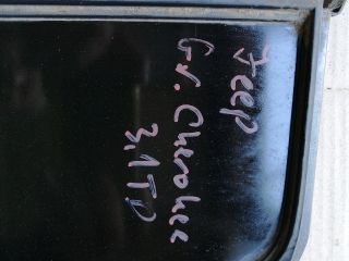 bontott JEEP GRAND CHEROKEE Bal hátsó Fixüveg (Ajtóban)