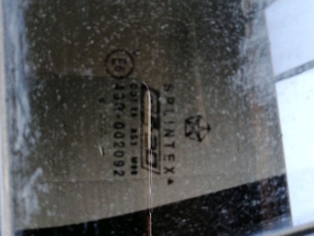 bontott JEEP GRAND CHEROKEE Bal hátsó Fixüveg (Ajtóban)