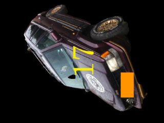 bontott JEEP GRAND CHEROKEE Jobb első Ablak