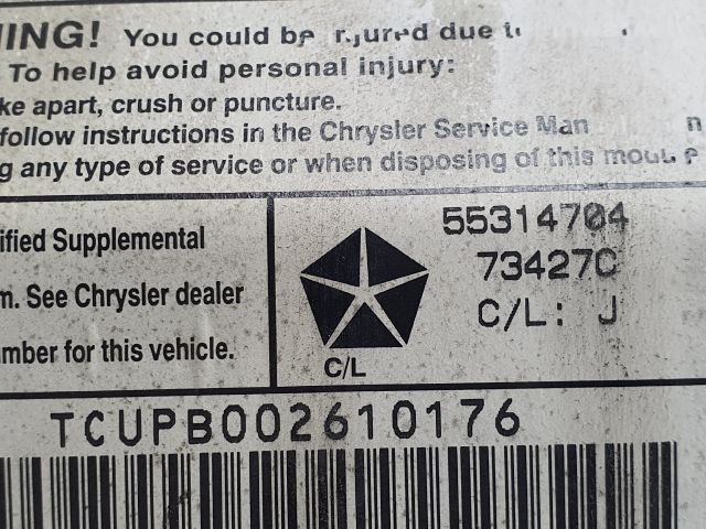 bontott JEEP GRAND CHEROKEE Utasoldali Légzsák