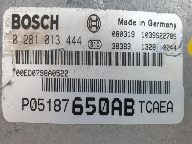 bontott JEEP PATRIOT Motorvezérlő