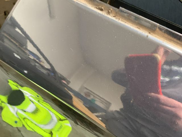 bontott KIA CARENS Bal hátsó Ajtó (Üres lemez)