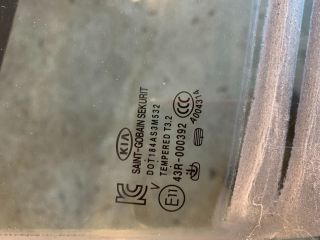 bontott KIA CARENS Jobb hátsó Ablak