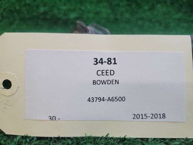 bontott KIA CEED Váltó Bowden